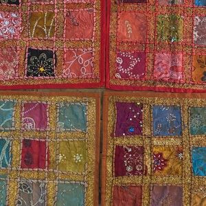 Set of 4 pillow covers. 15.5x16 inches